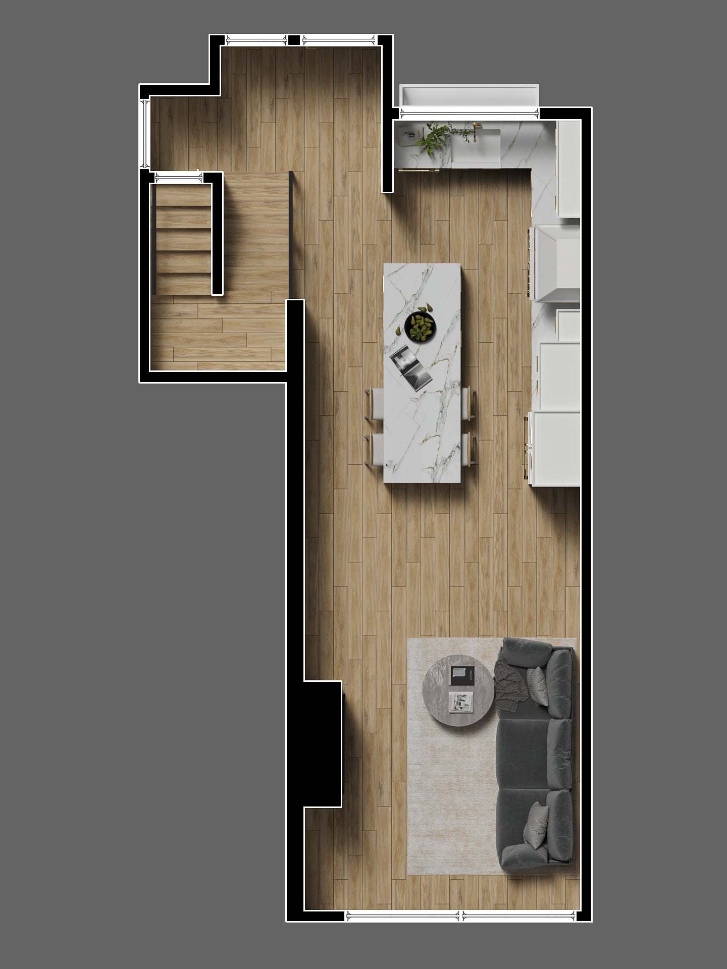 Modern, Contemporary, Open Concept Kitchen Remodel in Los Angeles, CA by 1 OAK Remodeling project photo 3